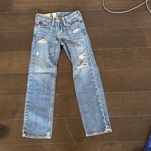 Abercrombie Kids Blue Distressed Jeans